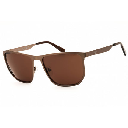 Gant Men's Sunglasses - Matte Dark Bronze Rectangular Full Rim Frame | GA00014 37E ,