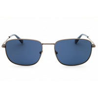 Gant Men's Sunglasses - Shiny Dark Ruthenium Metal Oval Full Rim Frame | GA00018 12V ,