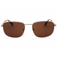 Gant Men's Sunglasses - Shiny Dark Bronze Metal Oval Full Rim Frame | GA00018 36E ,