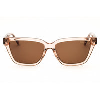 Gant Women's Sunglasses - Shiny Beige Acetate Rectangular Full Rim Frame | GA00023 57E ,