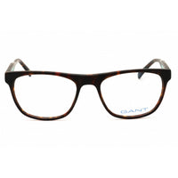 Gant Men's Eyeglasses - Dark Havana Acetate Rectangular Full Rim Frame | GA3098 052 ,