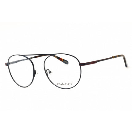 Gant Men's Eyeglasses - Matte Blue Metal Round Shape Full Rim Frame | GA3172 091 ,