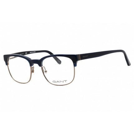 Gant Men's Eyeglasses - Shiny Blue Acetate Oval Shape Full Rim Frame | GA3176 090 ,