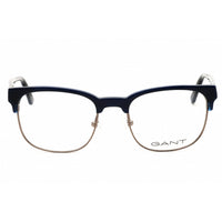 Gant Men's Eyeglasses - Shiny Blue Acetate Oval Shape Full Rim Frame | GA3176 090 ,