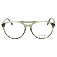 Gant Men's Eyeglasses - Shiny Dark Green Acetate Round Full Rim Frame | GA3285 096 ,