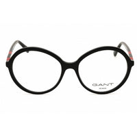 Gant Women's Eyeglasses - Shiny Black Acetate Round Shape Full Rim Frame | GA4148 001 ,