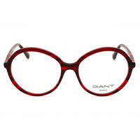 Gant Women's Eyeglasses - Red/Dark Brown Acetate Round Full Rim Frame | GA4148 068 ,