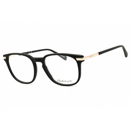 Gant Men's Eyeglasses - Matte Black Acetate Oval Shape Full Rim Frame | GA50023 002 ,