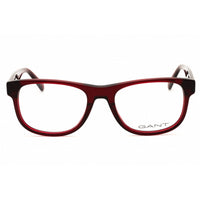 Gant Men's Eyeglasses - Shiny Bordeaux Rectangular Shape Full Rim Frame | GA50045 069 ,