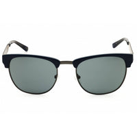 Gant Men's Sunglasses - Shiny Blue Metal Oval Shape Full Rim Frame | GA7047 90A ,