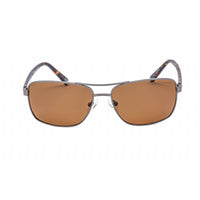 Gant Men's Sunglasses - Shiny Gunmetal Metal Rectangular Full Rim Frame | GA7063 08D ,