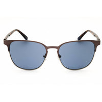 Gant Men's Sunglasses - Matte Gunmetal Metal Rectangular Full Rim Frame | GA7077 09V ,