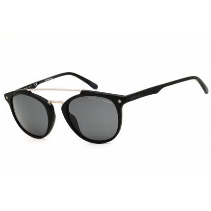 Gant Men's Sunglasses - Matte Black Acetate Aviator Shape Full Rim Frame | GA7087 02D ,