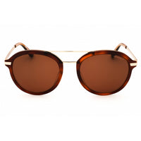 Gant Men's Sunglasses - Havana/Gold Acetate Round Shape Full Rim Frame | GA7100 56E ,