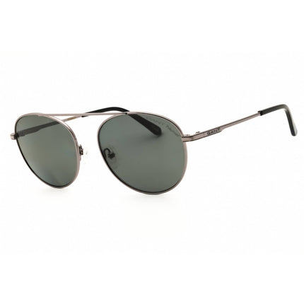 Gant Men's Sunglasses - Shiny Gunmetal Metal Round Shape Full Rim Frame | GA7106 08D ,