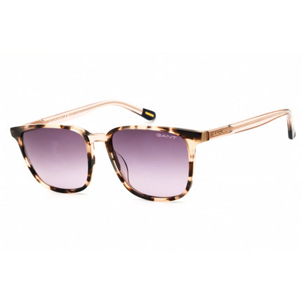 Gant Unisex Sunglasses - Coloured Havana Rectangular Shape Full Rim Frame | GA7111 55Z ,