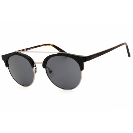 Gant Men's Sunglasses - Shiny Black Acetate Round Shape Full Rim Frame | GA7112 01A ,