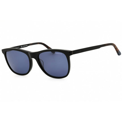 Gant Men's Sunglasses - Shiny Black Acetate Rectangular Full Rim Frame | GA7126 01V ,