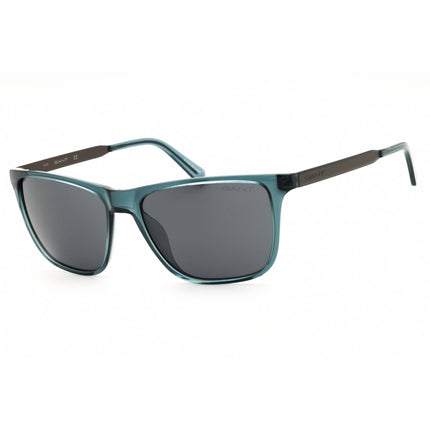 Gant Men's Sunglasses - Light Green/Grey Rectangular Shape Full Rim Frame | GA7189 95A ,