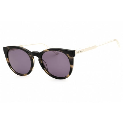Gant Men's Sunglasses - Grey/Beige Acetate Round Shape Full Rim Frame | GA7196 20A ,
