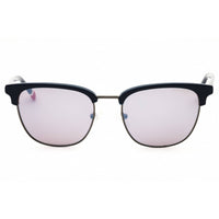 Gant Men's Sunglasses - Shiny Blue Acetate Oval Shape Full Rim Frame | GA7198 90C ,