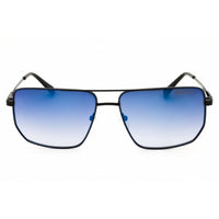 Gant Men's Sunglasses - Shiny Black Metal Rectangular Full Rim Frame | GA7205 01W ,