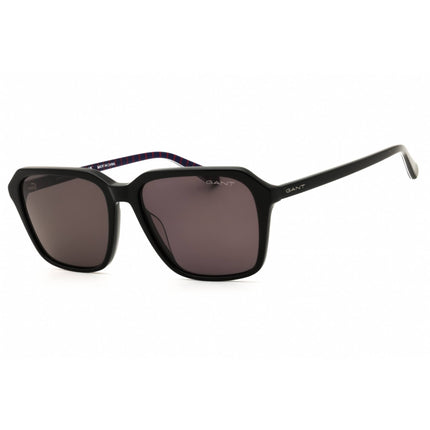 Gant Men's Sunglasses - Shiny Black Acetate Rectangular Full Rim Frame | GA7214 01A ,