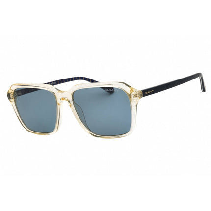 Gant Men's Sunglasses - Crystal/Black Acetate Rectangular Full Rim Frame | GA7214 27V ,