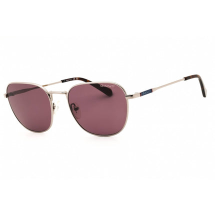 Gant Men's Sunglasses - Shiny Gunmetal Metal Oval Shape Full Rim Frame | GA7216 08E ,