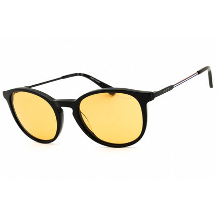 Gant Men's Sunglasses - Shiny Black Acetate Round Shape Full Rim Frame | GA7217 01E ,