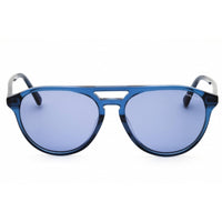 Gant Men's Sunglasses - Shiny Blue Acetate Round Shape Full Rim Frame | GA7223 90V ,