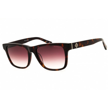 Gant Men's Sunglasses - Dark Havana Acetate Rectangular Full Rim Frame | GA7227 52F ,