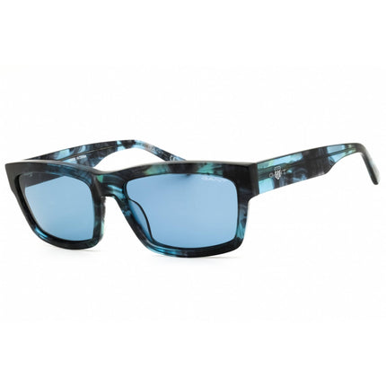 Gant Men's Sunglasses - Coloured Havana Rectangular Shape Full Rim Frame | GA7230 55V ,