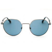 Gant Men's Sunglasses - Shiny Light Ruthenium Metal Round Full Rim Frame | GA7233 14V ,