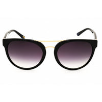Gant Women's Sunglasses - Shiny Black Acetate Round Shape Full Rim Frame | GA8028 01B ,
