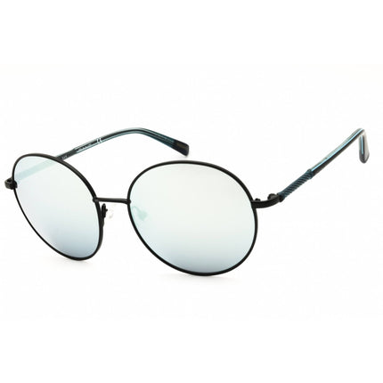 Gant Men's Sunglasses - Shiny Black Metal Round Shape Full Rim Frame | GA8038 01C ,