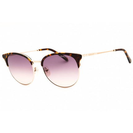 Gant Women's Sunglasses - Dark Havana Acetate Round Shape Full Rim Frame | GA8075 52F ,