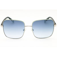 Gant Women's Sunglasses - Shiny Light Nickeltin Oversized Full Rim Frame | GA8085 10W ,