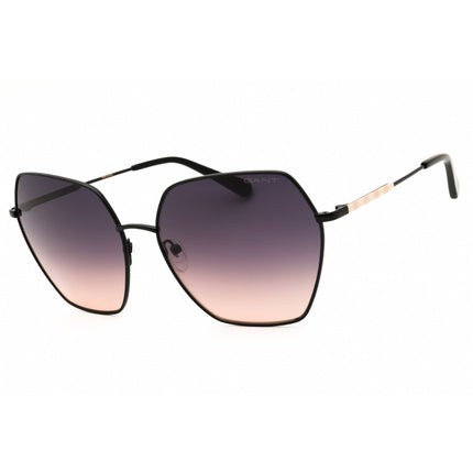 Gant Women's Sunglasses - Shiny Black Metal Round Shape Full Rim Frame | GA8089 01B ,