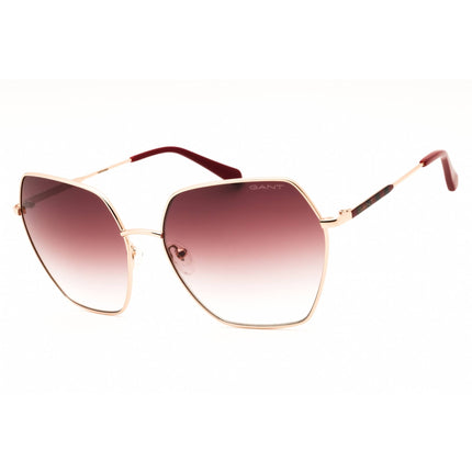 Gant Women's Sunglasses - Shiny Rose Gold Metal Round Full Rim Frame | GA8089 28F ,