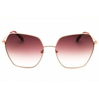 Gant Women's Sunglasses - Shiny Rose Gold Metal Round Full Rim Frame | GA8089 28F ,