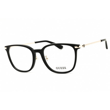 Guess Women's Eyeglasses - Shiny Black Acetate Round Full Rim Frame | GU2918-D 001 ,