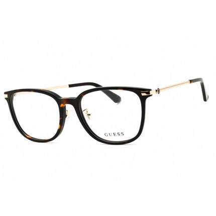 Guess Women's Eyeglasses - Dark Havana Acetate Round Full Rim Frame | GU2918-D 052 ,