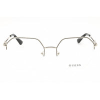 Guess Women's Eyeglasses - Black/Silver Metal Round Shape Half Rim Frame | GU2935 005 ,