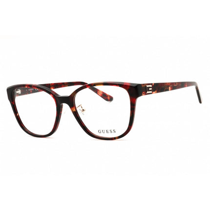Guess Women's Eyeglasses - Bordeaux/Black Rectangular Full Rim Frame | GU2992-D 071 ,