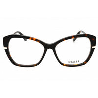 Guess Women's Eyeglasses - Dark Havana/Beige Cat Eye Full Rim Frame | GU50183 052 ,