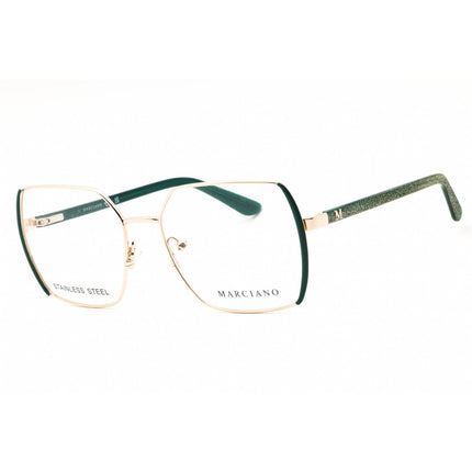 Guess by Marciano Women's Eyeglasses - Dark Green/Gold Full Rim Frame | GM50014 098 ,