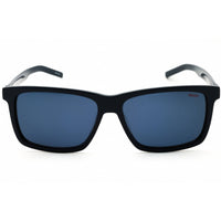 Hugo Men's Sunglasses - Blue Plastic Rectangular Full Rim Frame | HG 1013/S 0PJP KU ,