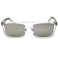 Hugo Men's Sunglasses - Crystal/Black Rectangular Full Rim Frame | HG 1297/S 0MNG T4 ,