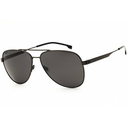 Hugo Boss Men's Sunglasses - Dark Ruthenium/Black Aviator Full Rim Frame | 1641/S V81 ,